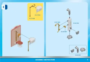 Building instructions Playmobil 70895 - Bathroom with Large Tub (5)