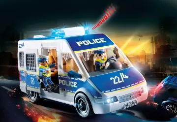 Playmobil 70899 - Polizei-Mannschaftswagen mit Licht und Sound
