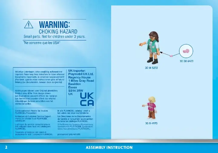 Οδηγίες συναρμολόγησης Playmobil 70900 - Κτηνιατρείο Ζωολογικού κήπου (2)