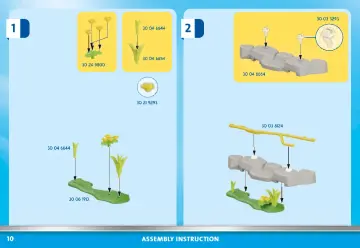 Bygganvisningar Playmobil 70900 - Veterinärmottagning i djurparken (10)