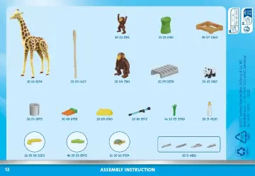 Manual de instruções Playmobil 70900 - Consulta Veterinária no Zoo (12)