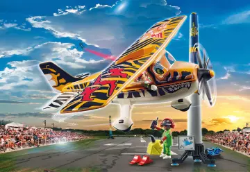 Playmobil 70902 - Air Stuntshow Avion à hélice "Tigre"