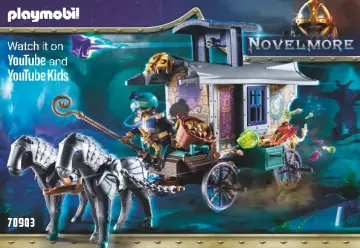 Notices de montage Playmobil 70903 - Violet Vale - Marchand et chariot (1)