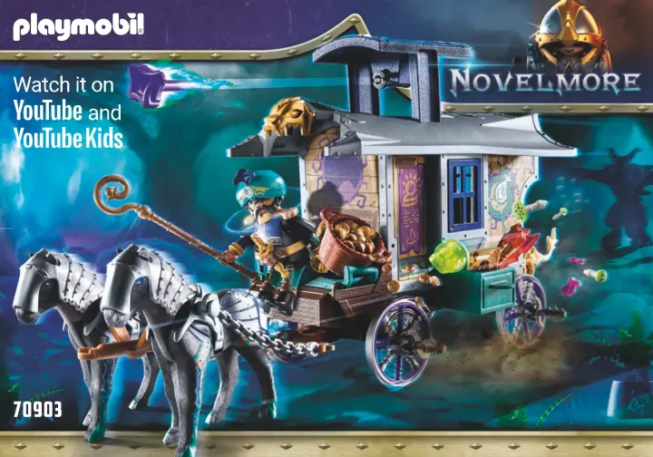 Bauanleitungen Playmobil 70903 - Violet Vale - Händlerkutsche (1)