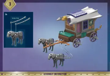 Notices de montage Playmobil 70903 - Violet Vale - Marchand et chariot (14)