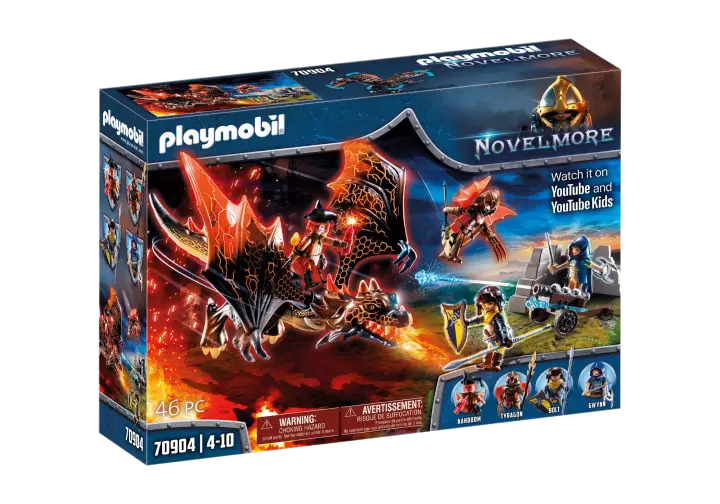 Playmobil 70904 - Novelmore Ataque do Dragão - BOX