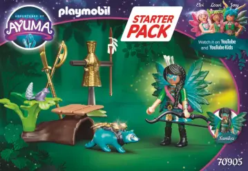 Istruzioni di montaggio Playmobil 70905 - Starter Pack Knight Fairy con procione (1)