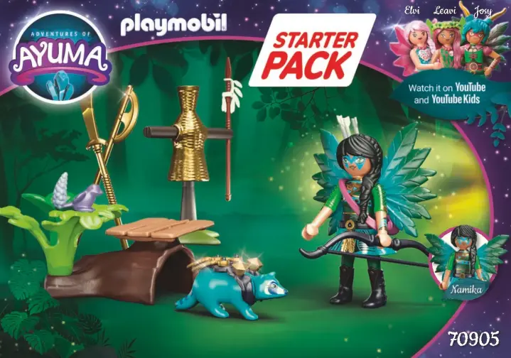 Manuales de instrucciones Playmobil 70905 - Starter Pack Knight Fairy con mapache (1)