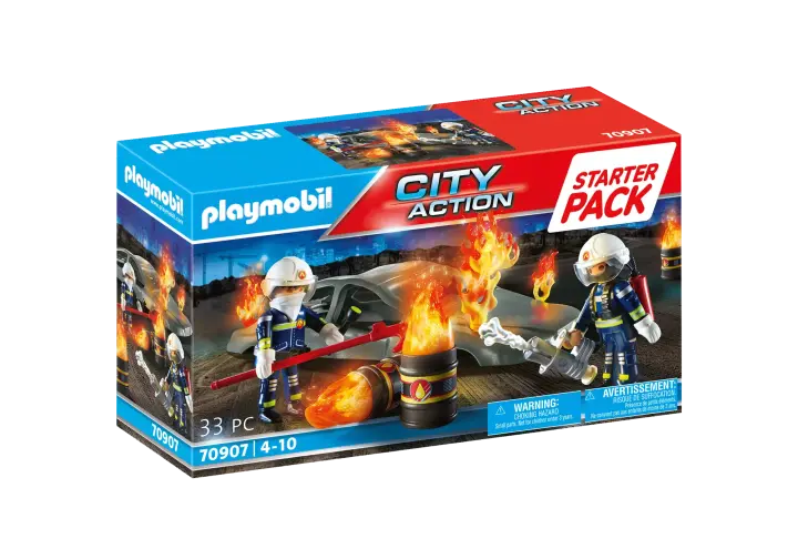 Playmobil 70907 - Starter Pack Ćwiczenia straży pożarnej - BOX