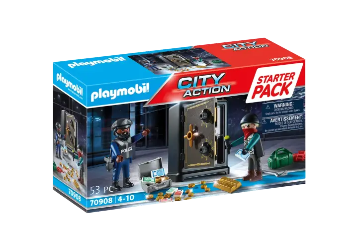 Playmobil 70908 - Starter Pack Σύλληψη διαρρήκτη χρηματοκιβωτίου - BOX