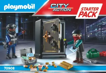 Instrukcje obsługi Playmobil 70908 - Starter Pack Włamanie do sejfu (1)