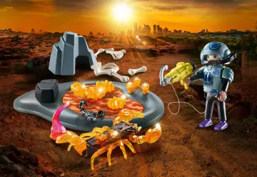 Playmobil 70909 - Starter Pack scontro con lo scorpione di fuoco