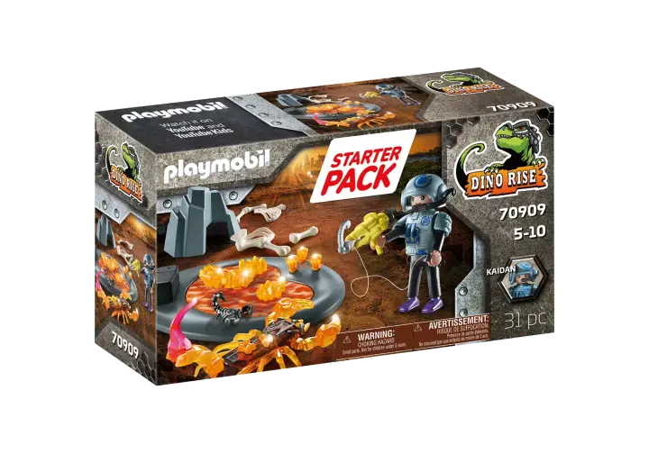 Playmobil 70909 - Starter Pack scontro con lo scorpione di fuoco - BOX