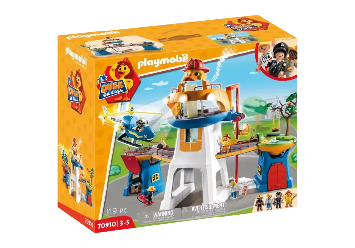 Playmobil 70910 - DUCK ON CALL - Quartel General - BOX