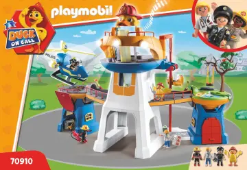 Istruzioni di montaggio Playmobil 70910 - DUCK ON CALL - Quartier generale (1)