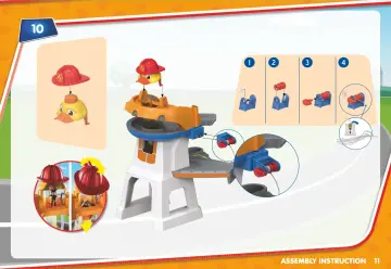 Istruzioni di montaggio Playmobil 70910 - DUCK ON CALL - Quartier generale (11)