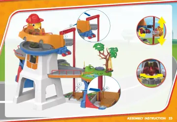 Istruzioni di montaggio Playmobil 70910 - DUCK ON CALL - Quartier generale (23)