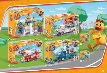 Istruzioni di montaggio Playmobil 70910 - DUCK ON CALL - Quartier generale (35)