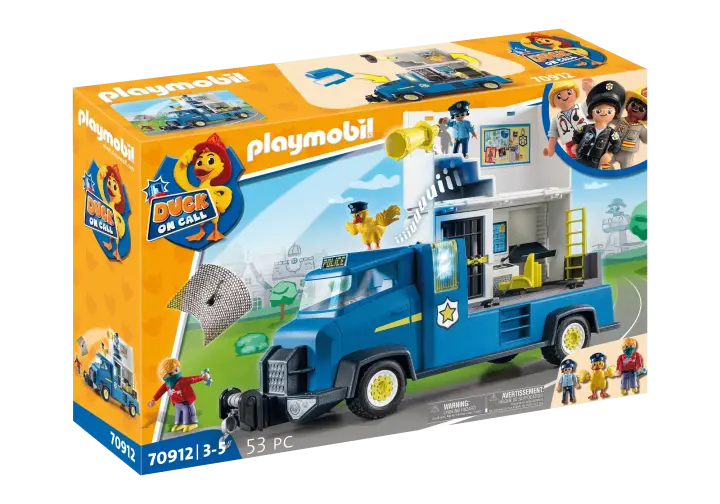 Playmobil 70912 - DUCK ON CALL - Camião da Polícia - BOX