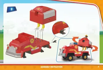 Istruzioni di montaggio Playmobil 70914 - DUCK ON CALL - Veicolo di soccorso dei Vigili del Fuoco (7)