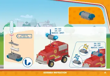 Istruzioni di montaggio Playmobil 70914 - DUCK ON CALL - Veicolo di soccorso dei Vigili del Fuoco (11)
