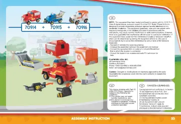 Istruzioni di montaggio Playmobil 70914 - DUCK ON CALL - Veicolo di soccorso dei Vigili del Fuoco (33)