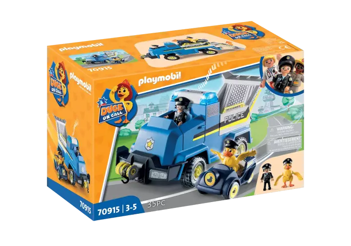 Playmobil 70915 - DUCK ON CALL - Rendőrségi esetkocsi - BOX