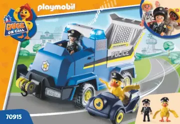 Bygganvisningar Playmobil 70915 - DUCK ON CALL - Polisbuss (1)