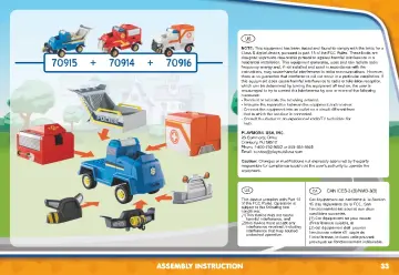 Οδηγίες συναρμολόγησης Playmobil 70915 - DUCK ON CALL - Όχημα Αστυνομίας με mini car (33)