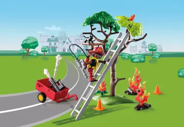 Playmobil 70917 - DUCK ON CALL - Fire Rescue Action: Cat Rescue