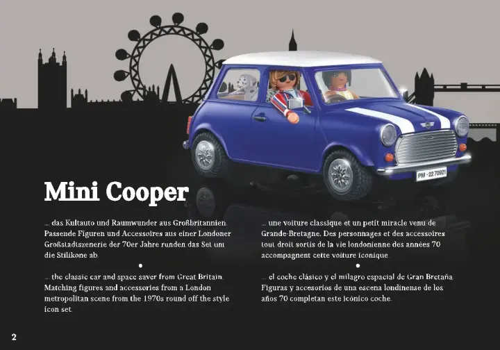 Οδηγίες συναρμολόγησης Playmobil 70921 - Mini Cooper (2)