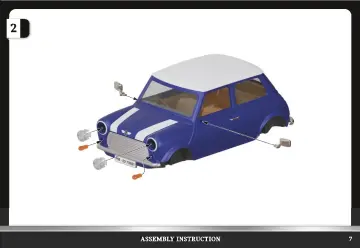 Manual de instruções Playmobil 70921 - Mini Cooper (7)