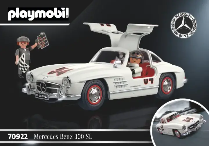 Bauanleitungen Playmobil 70922 - Mercedes-Benz 300 SL (1)