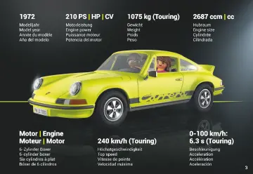 Istruzioni di montaggio Playmobil 70923 - Porsche 911 Carrera RS 2.7 (3)