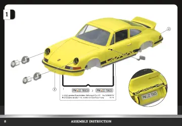 Manual de instruções Playmobil 70923 - Porsche 911 Carrera RS 2.7 (8)