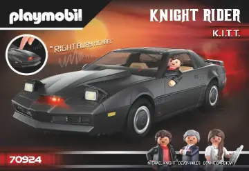 Bouwplannen Playmobil 70924 - Knight Rider - K.I.T.T. (1)