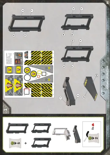Notices de montage Playmobil 70925 - Dino Mine (25)