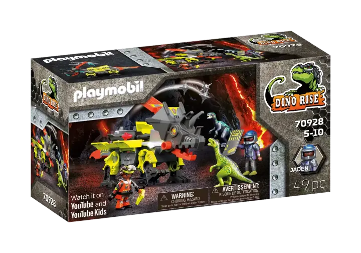 Playmobil 70928 - Ρομπότ-Δεινόσαυρος και πολεμιστές - BOX