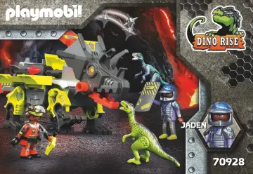 Istruzioni di montaggio Playmobil 70928 - Robot-Dinosauro da combattimento (1)