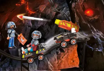 Playmobil 70929 - Carrello con razzo della miniera