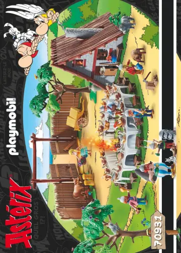 Istruzioni di montaggio Playmobil 70931 - Asterix: Grande banchetto al villaggio (1)