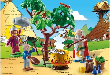 Playmobil 70933 - Asterix: Getafix com o caldeirão da Poção Mágica