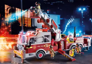 Playmobil 70935 - Feuerwehr-Fahrzeug: US Tower Ladder
