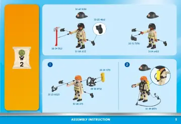 Manual de instruções Playmobil 70935 - Veículo de Bombeiros: US Tower Ladder (5)