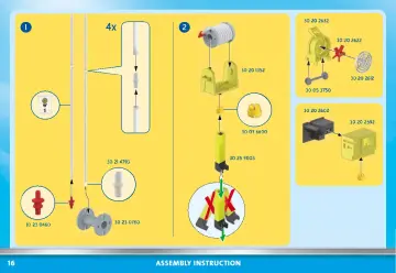 Οδηγίες συναρμολόγησης Playmobil 70935 - US Tower Ladder: Πυροσβεστικό όχημα (16)