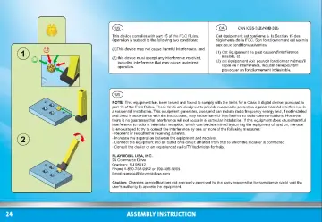 Manual de instruções Playmobil 70935 - Veículo de Bombeiros: US Tower Ladder (24)