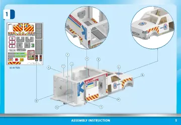 Bygganvisningar Playmobil 70936 - Räddningsfordon: US Ambulans (5)