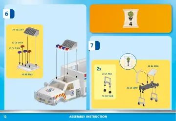 Manual de instruções Playmobil 70936 - Veículo de Resgate: US Ambulance (12)