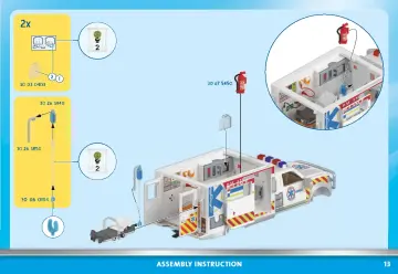 Összeszerelési útmutatók Playmobil 70936 - Mentő jármű: US Ambulance (13)