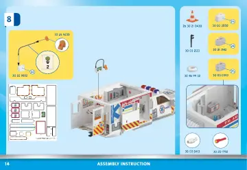 Istruzioni di montaggio Playmobil 70936 - Pronto Soccorso: US Ambulance (14)